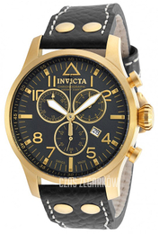 Invicta Reserve Czarny/Skóra Ø47 mm 19752
