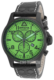 Invicta Reserve Zielony/Skóra Ø47 mm 19754