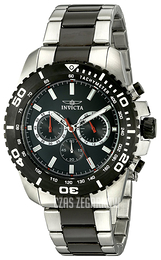 Invicta Pro Diver Czarny/Stal Ø47 mm 19844