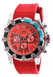 Invicta Pro Diver Czerwony/Guma Ø48 mm 20026