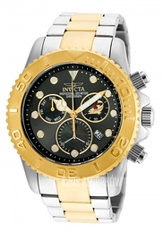 Invicta Pro Diver Czarny/Stal w odcieniu złota Ø50 mm 20347