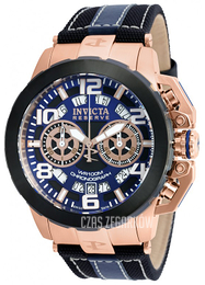 Invicta Reserve Niebieski/Skóra Ø50 mm 20491