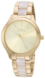 Invicta Angel Żółte złoto/Stal w odcieniu złota Ø38 mm 20496