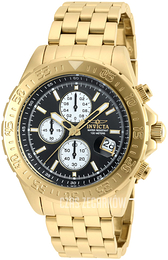 Invicta Aviator Czarny/Stal w odcieniu złota Ø47 mm 21649
