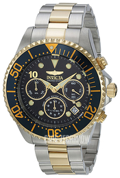 Invicta Pro Diver Czarny/Stal w odcieniu złota Ø47 mm 22037