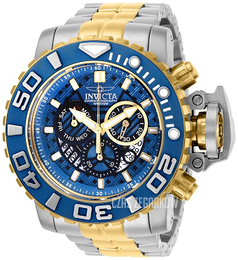Invicta Niebieski/Stal w odcieniu złota Ø58 mm 22133