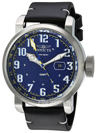 Invicta Aviator Niebieski/Skóra Ø52 mm 22251