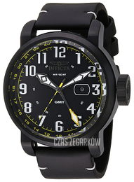 Invicta Aviator Czarny/Skóra Ø51 mm 22253