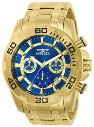 Invicta Pro Diver Niebieski/Stal w odcieniu złota Ø50 mm 22321