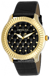 Invicta Angel Czarny/Skóra Ø40 mm 22563