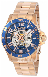 Invicta Niebieski/Stal w kolorze różowego złota Ø42 mm 22605