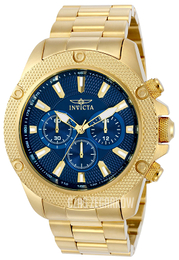 Invicta Pro Diver Niebieski/Stal w odcieniu złota Ø48 mm 22719