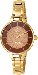 Invicta Gabrielle Union Beżowy/Stal w odcieniu złota Ø34 mm 22963