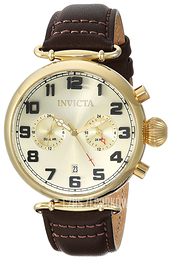 Invicta Aviator Szampański/Skóra Ø46 mm 22982