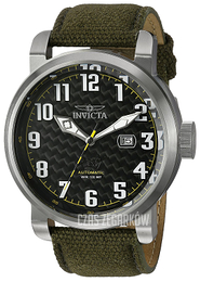 Invicta Aviator Czarny/Skóra Ø51 mm 23073