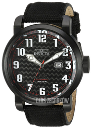 Invicta Aviator Czarny/Skóra Ø55 mm 23076