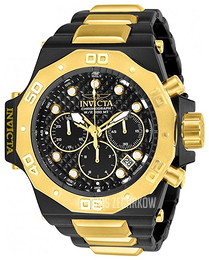 Invicta Akula Czarny/Stal w odcieniu złota Ø58 mm 23100