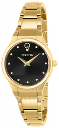 Invicta Gabrielle Union Czarny/Stal w odcieniu złota Ø30 mm 23279