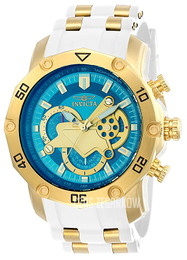Invicta Pro Diver Niebieski/Stal w odcieniu złota Ø49 mm 23423