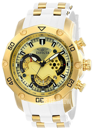 Invicta Pro Diver Żółte złoto/Stal w odcieniu złota Ø49 mm 23424