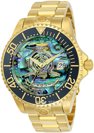 Invicta Pro Diver Wielokolorowy/Stal w odcieniu złota Ø47 mm 23454