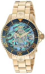 Invicta Pro Diver Zielony/Stal w odcieniu złota Ø38 mm 23456