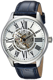 Invicta Vintage Srebrny/Skóra Ø45 mm 23634