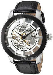 Invicta Vintage Srebrny/Skóra Ø45 mm 23637