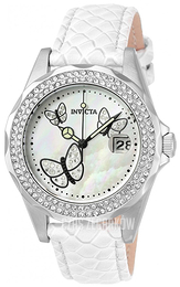 Invicta Angel Biały/Skóra Ø38 mm 23644