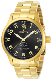 Invicta Sea Czarny/Stal w odcieniu złota Ø44 mm 23825