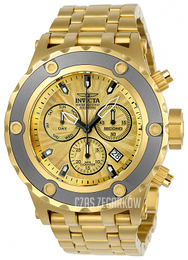 Invicta Subaqua Żółte złoto/Stal w odcieniu złota Ø52 mm 23922
