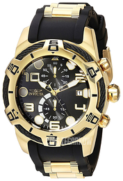 Invicta Bolt Czarny/Stal w odcieniu złota Ø50 mm 24218