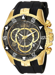 Invicta Excursion Czarny/Stal w odcieniu złota Ø52 mm 24275