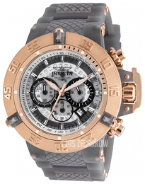 Invicta Subaqua Biały/Stal w kolorze różowego złota Ø50 mm 24370