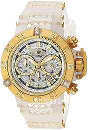Invicta Subaqua Biały/Stal w odcieniu złota Ø42 mm 24373