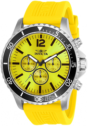 Invicta Pro Diver Żółty/Guma Ø48 mm 24389