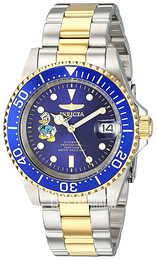 Invicta Niebieski/Stal w odcieniu złota Ø40 mm 24397