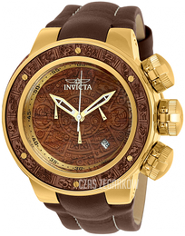 Invicta Subaqua Brązowy/Skóra Ø52 mm 24434