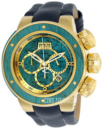 Invicta Reserve Zielony/Skóra Ø52 mm 24436