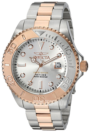 Invicta Pro Diver Srebrny/Stal w kolorze różowego złota Ø47 mm 24624