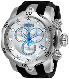 Invicta Venom Srebrny/Guma Ø53.7 mm 24724