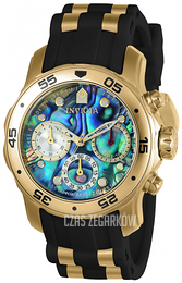 Invicta Pro Diver Wielokolorowy/Stal w odcieniu złota Ø38 mm 24830