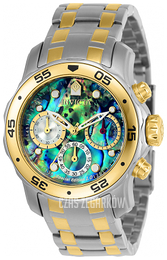 Invicta Pro Diver Wielokolorowy/Stal w odcieniu złota Ø38 mm 24833