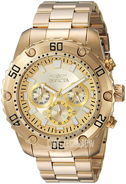 Invicta Pro Diver Szampański/Stal w odcieniu złota Ø48 mm 24835