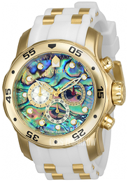 Invicta Pro Diver Wielokolorowy/Stal w odcieniu złota Ø48 mm 24840