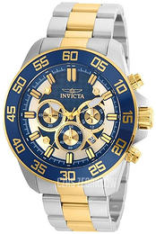 Invicta Pro Diver Niebieski/Stal w odcieniu złota Ø48 mm 24843