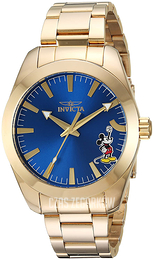Invicta Disney Niebieski/Stal w odcieniu złota Ø42 mm 25241
