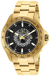 Invicta Speedway Czarny/Stal w odcieniu złota Ø48 mm 25337