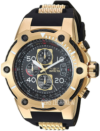 Invicta Bolt Czarny/Stal w odcieniu złota Ø51.5 mm 25468