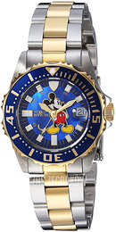 Invicta Disney Niebieski/Stal w odcieniu złota Ø30 mm 25573